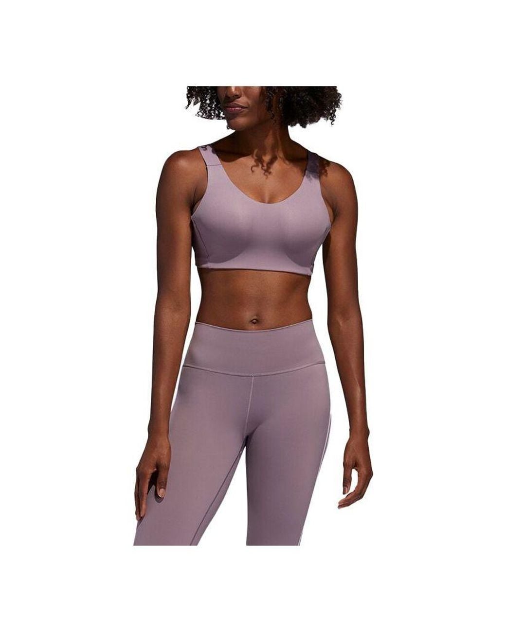 Adidas Purple (Wmns) Stronger For It Alpha Bra