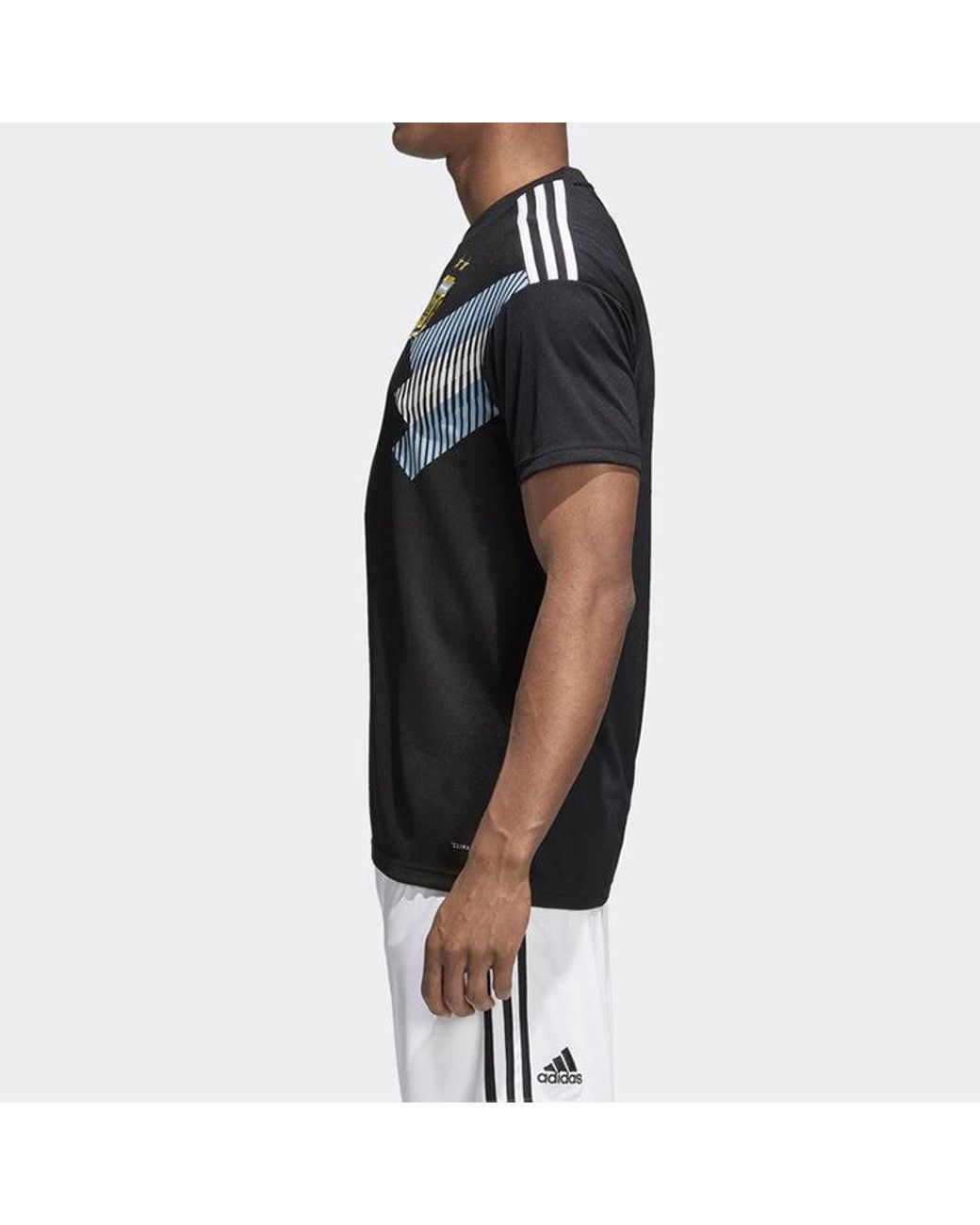 Adidas Black Argentina 19/20 Away Jersey for men