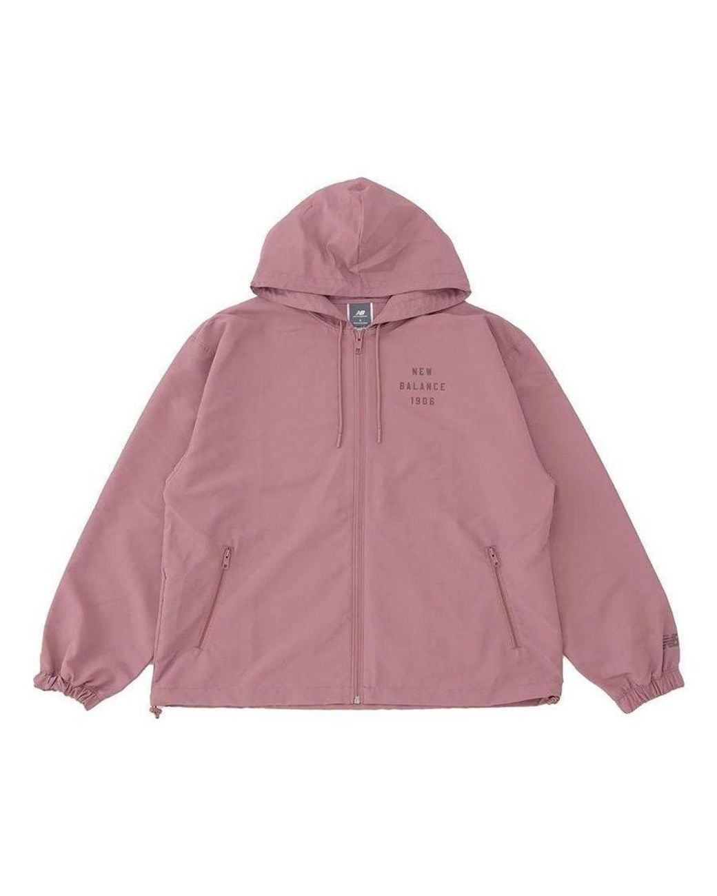 New Balance Purple (Wmns) Iconic Collegiate Woven Jacket 'Rosewood'