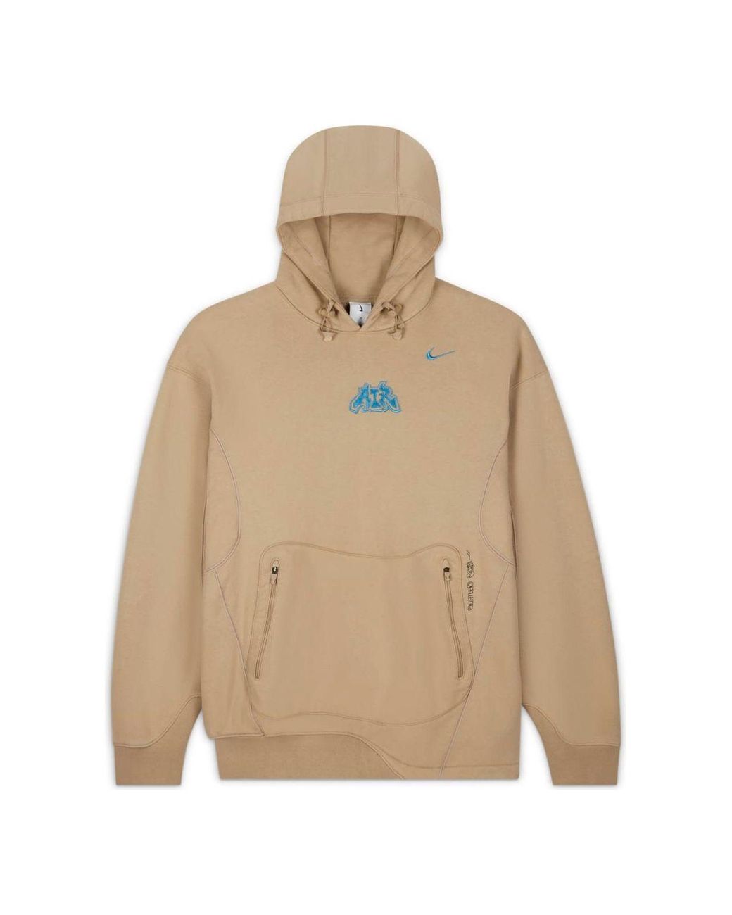 Nike Natural X Off- Fleece Hoodie Asia Sizing for men