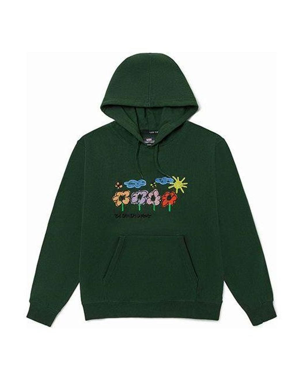 Vans Green X Sandy Liang Fleece Pullover Hoodie for men