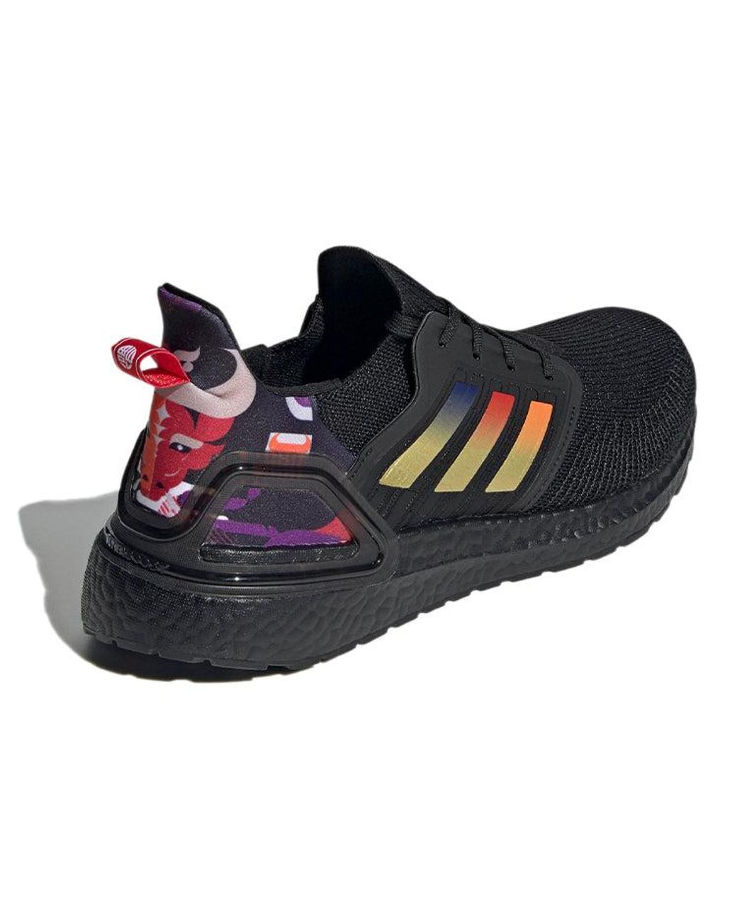 Adidas Blue Ultraboost 20 Black/gold/red for men