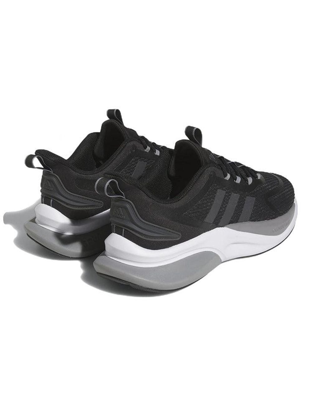 Adidas Black Alphabounce+ Bounce "Core Carbon Three" Hp6144" for men