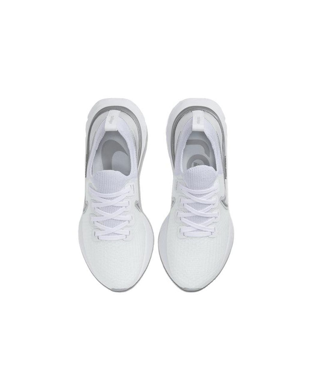 Nike White (Wmns) React Infinity Run Flyknit Metallic'