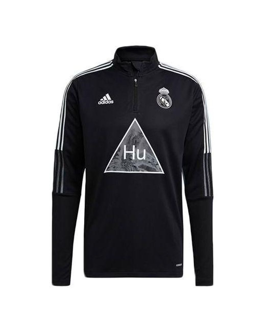adidas Adida X Croover Real Madrid Occer/football Half Zipper Pullover Tand  Collar Black Gray in Blue for Men | Lyst