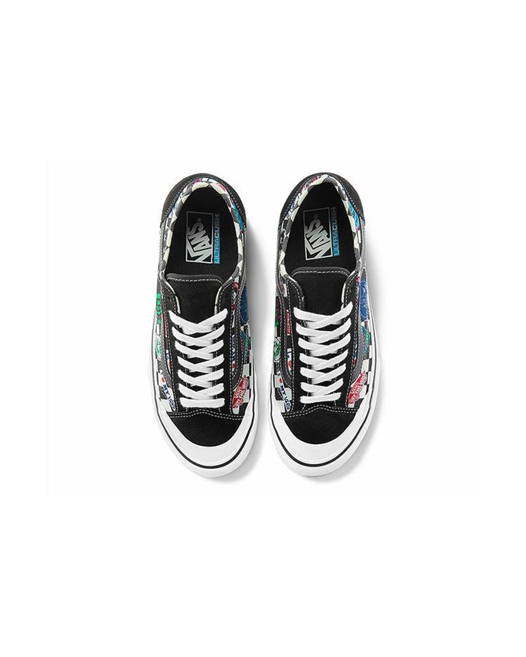 Vans Blue Style 36 Colour Printing Shoes for men