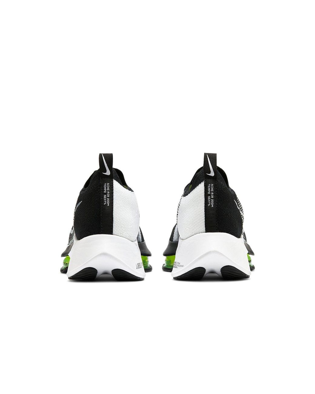 Nike Black Air Zoom Tempo Next% Flyknit Volt' for men
