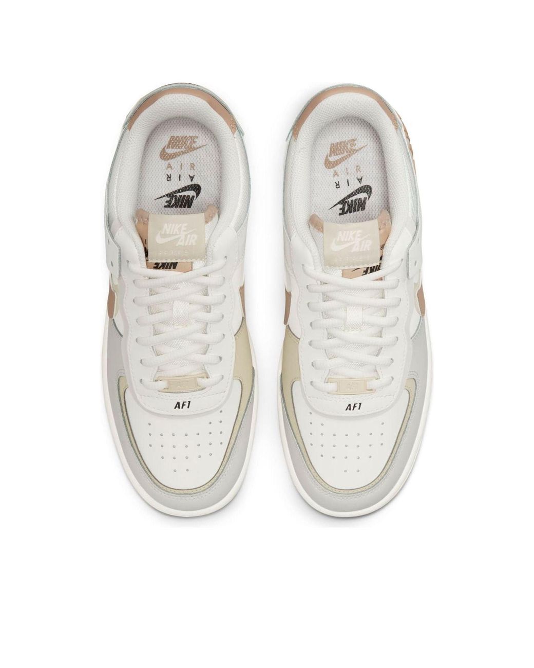 Nike White (Wmns) Air Force 1 Shadow 'Sail Hemp'