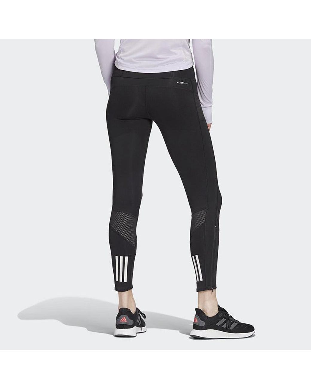 Adidas Black (Wmns) Own The Run Tights Asia Sizing