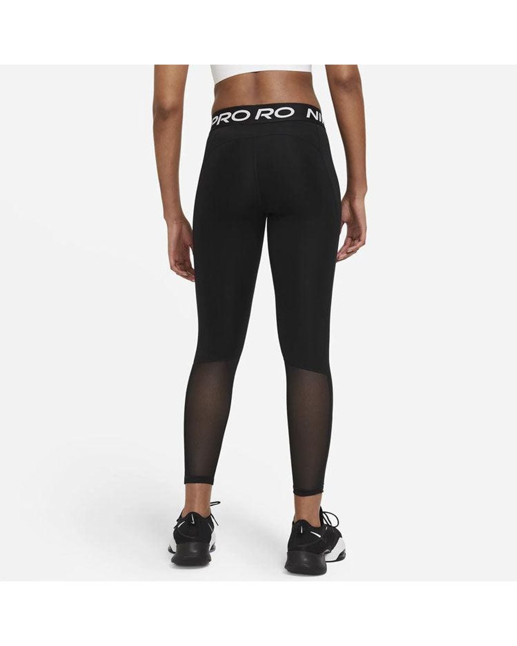 Nike Black (Wmns) Pro Running Training Quick Dry Sports Gym Pants/Trousers/Joggers