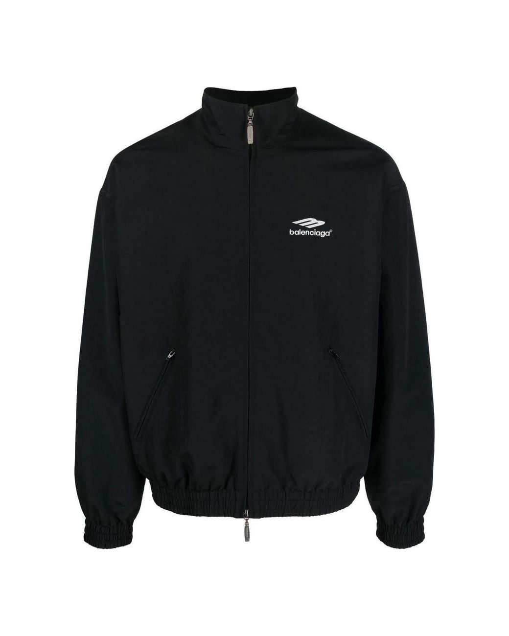 Balenciaga Black 3B Sports Icon Tracksuit Jacket Small Fit for men