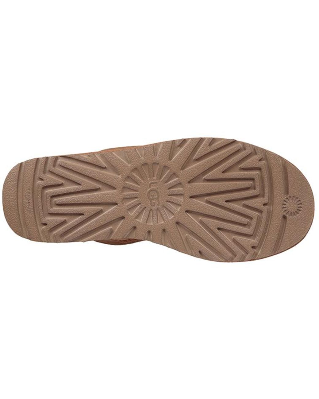Ugg Brown (Wmns) Gita Bow Mini Fleece Lined