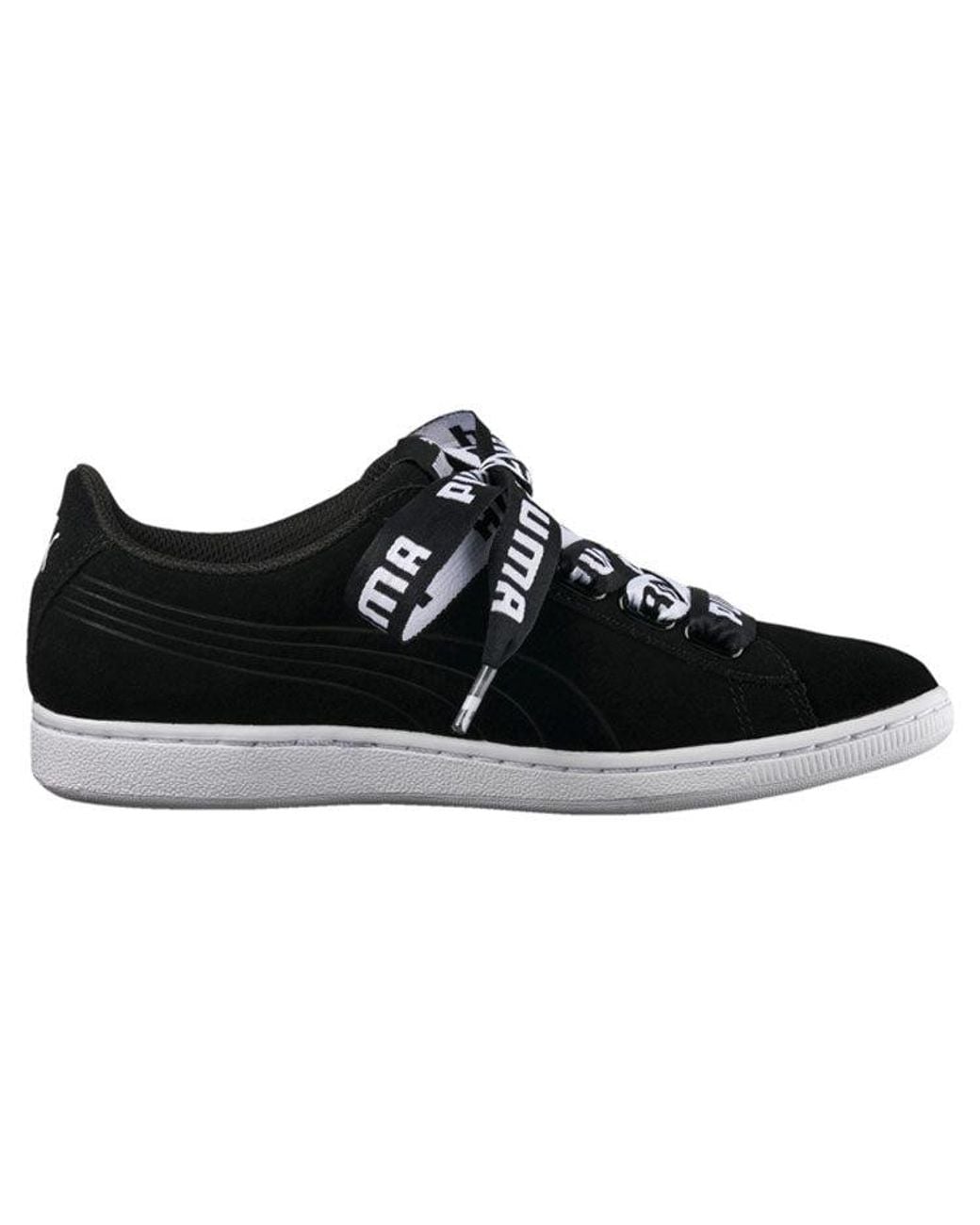 PUMA Black (Wmns) Vikky Ribbon Bold Casual Shoes
