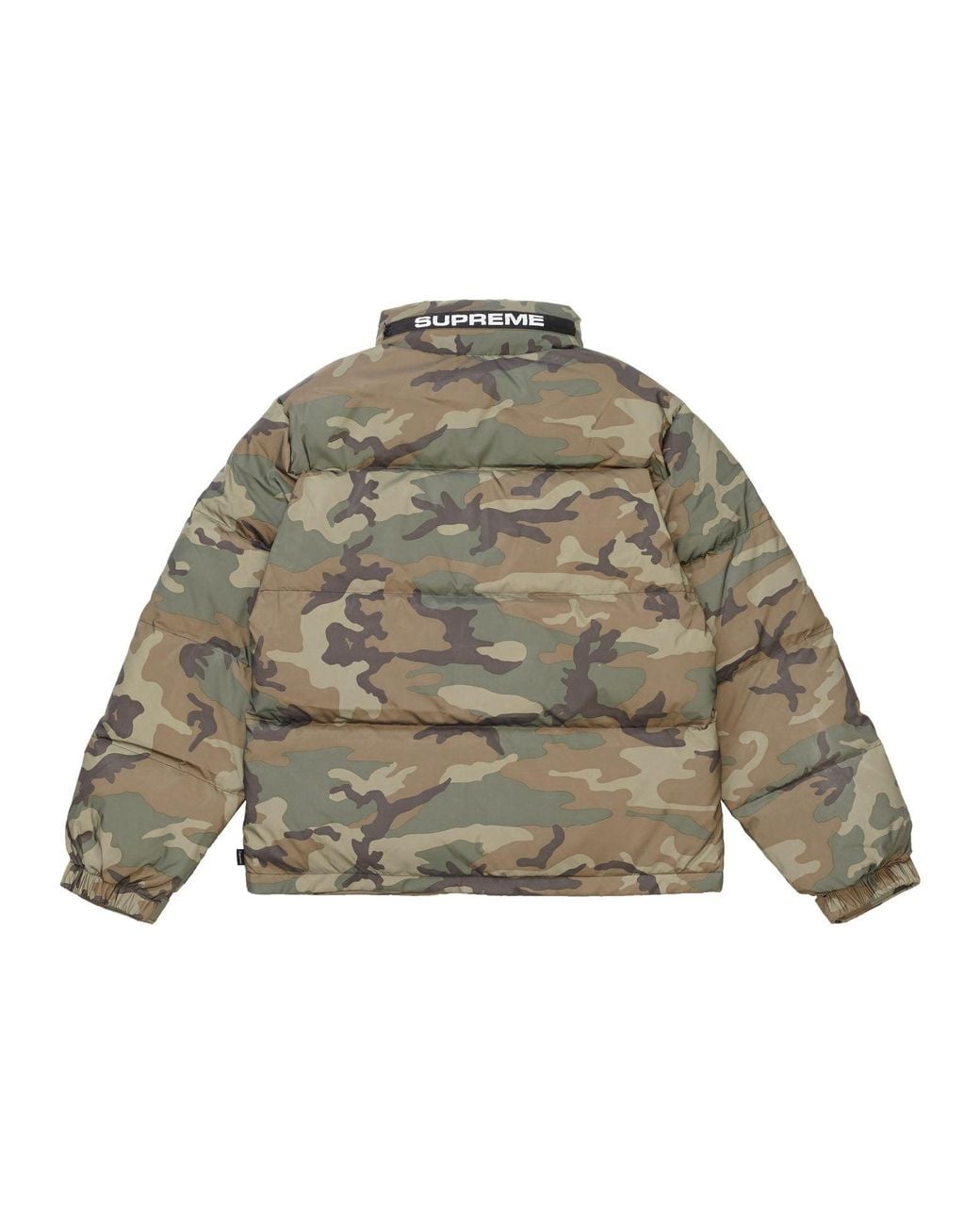 Supreme Fw18 Reflective Camo Woodland Down Jacket 'Olivegreen' for men