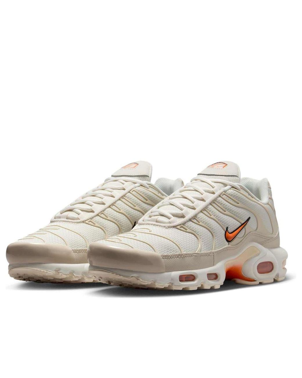 Nike White Air Max Plus Shoes for men