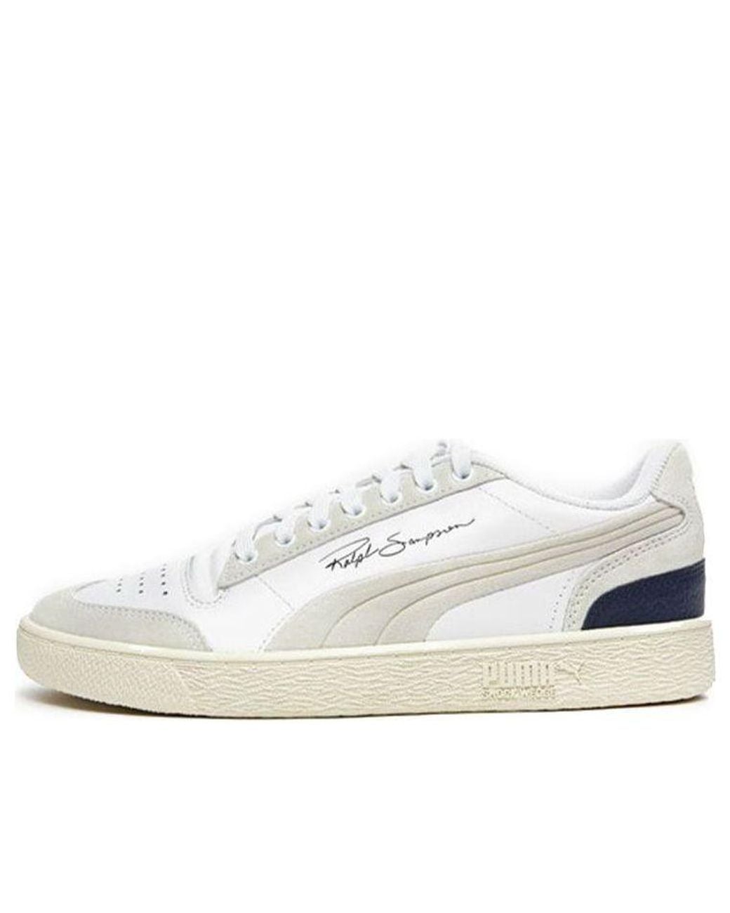 PUMA White Ralph Sampson Lo Prm/ Low Board Shoes for men