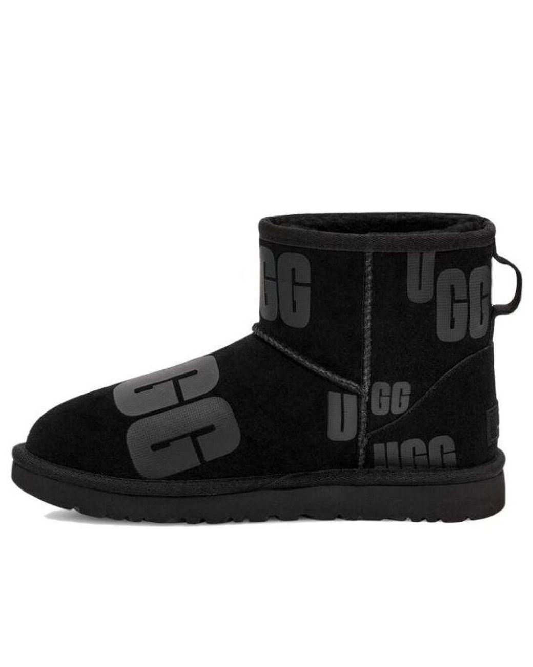 Ugg Black (Wmns) Classic Mini Scatter Graphic