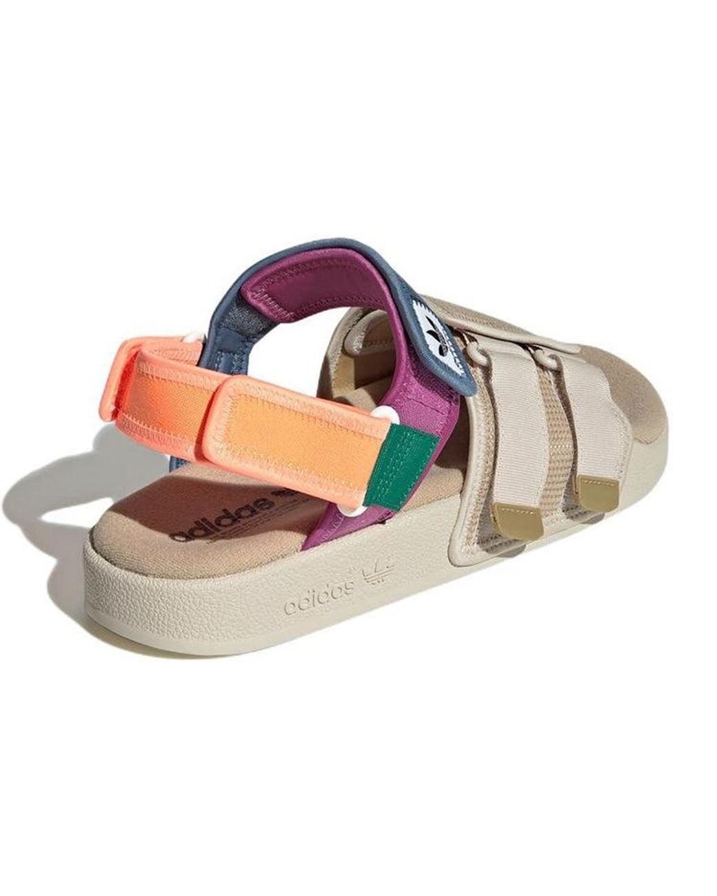Adidas Blue Adilette Sandal 4.0 Tone Aluminium' for men