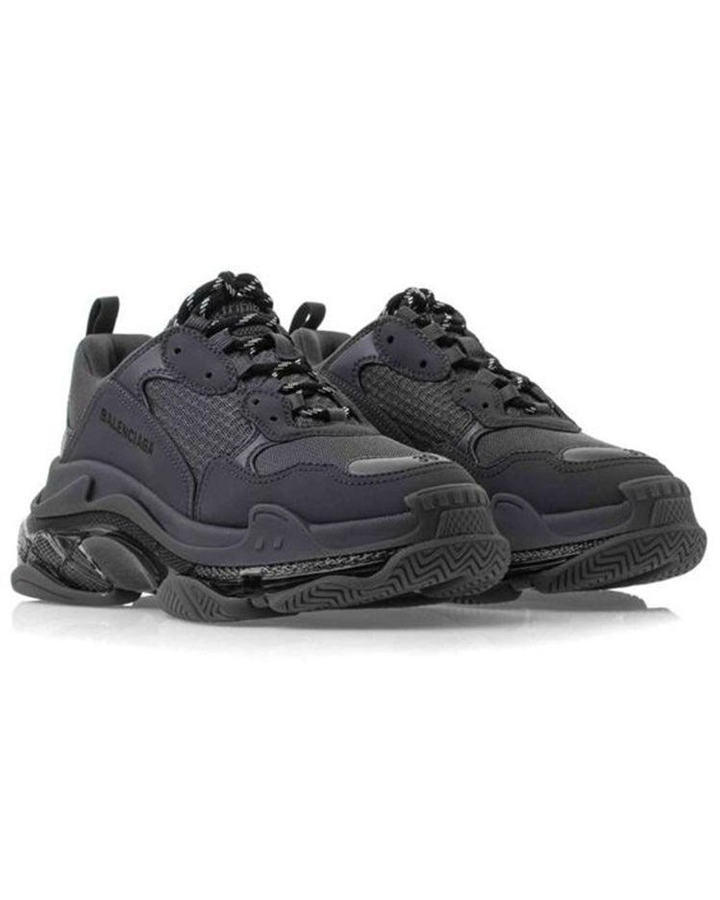 Balenciaga Black (Wmns) Triple S Sneaker 'Clear Sole Deep'