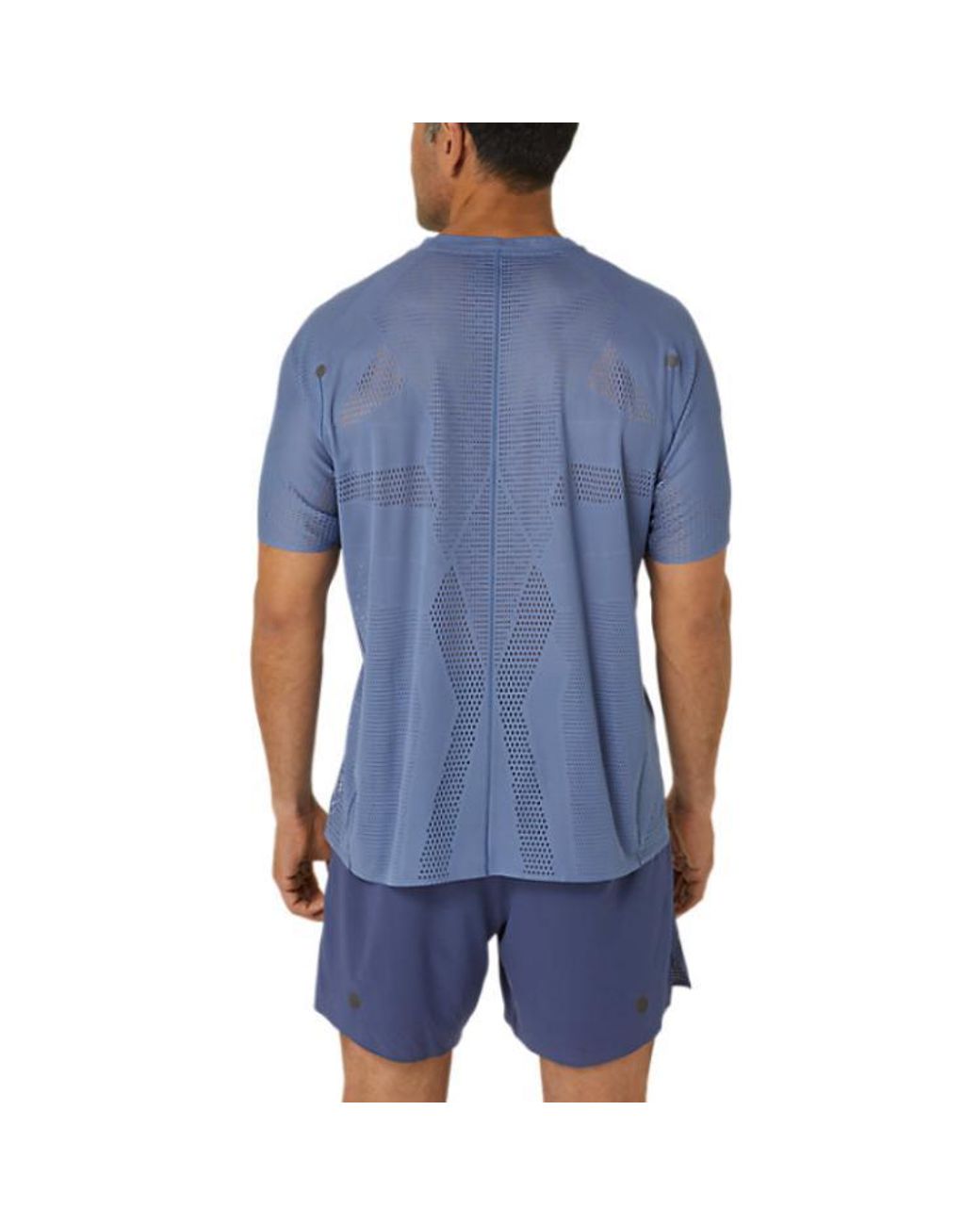 Asics Blue Metarun Running T-Shirt 'Denim' for men