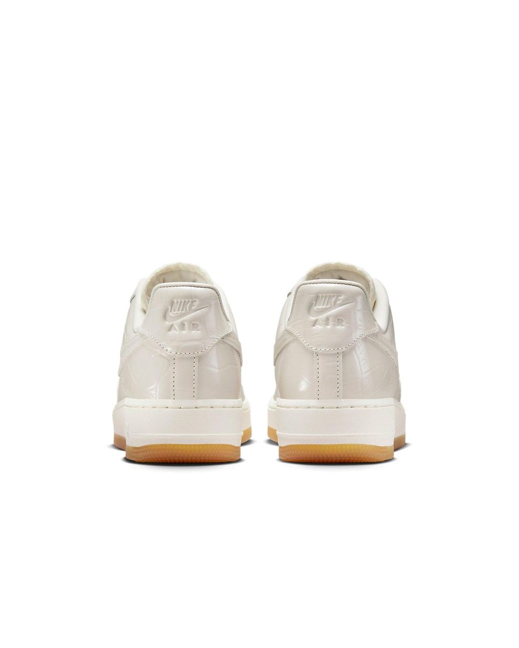 Nike White (Wmns) Air Force 1 Low '07 Gum'