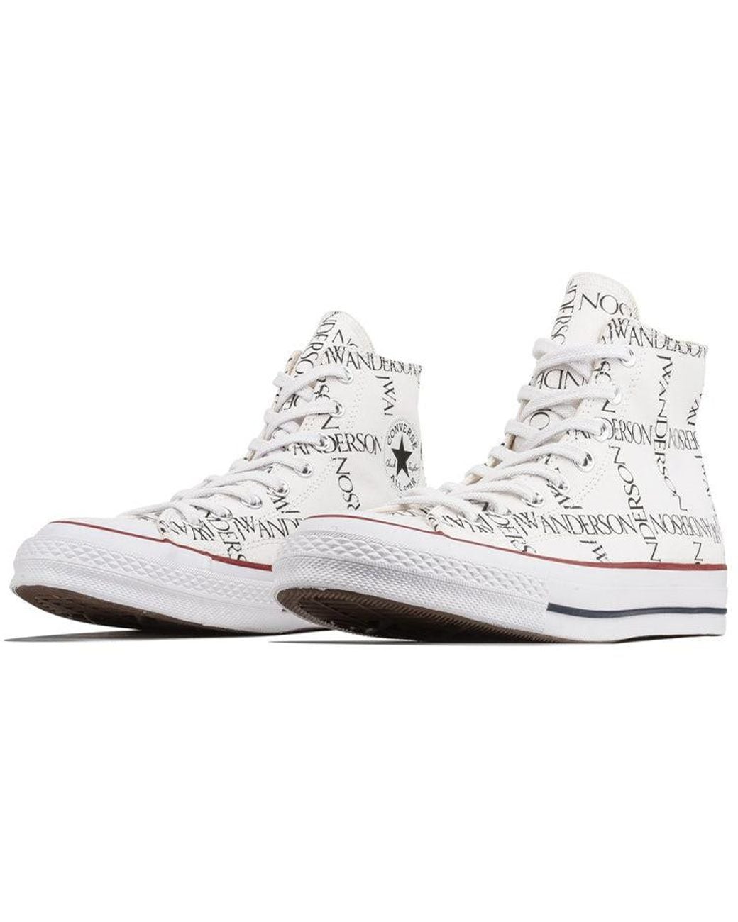 Converse White J.W. Anderson X Chuck 70 Hi Top 'Grid' for men