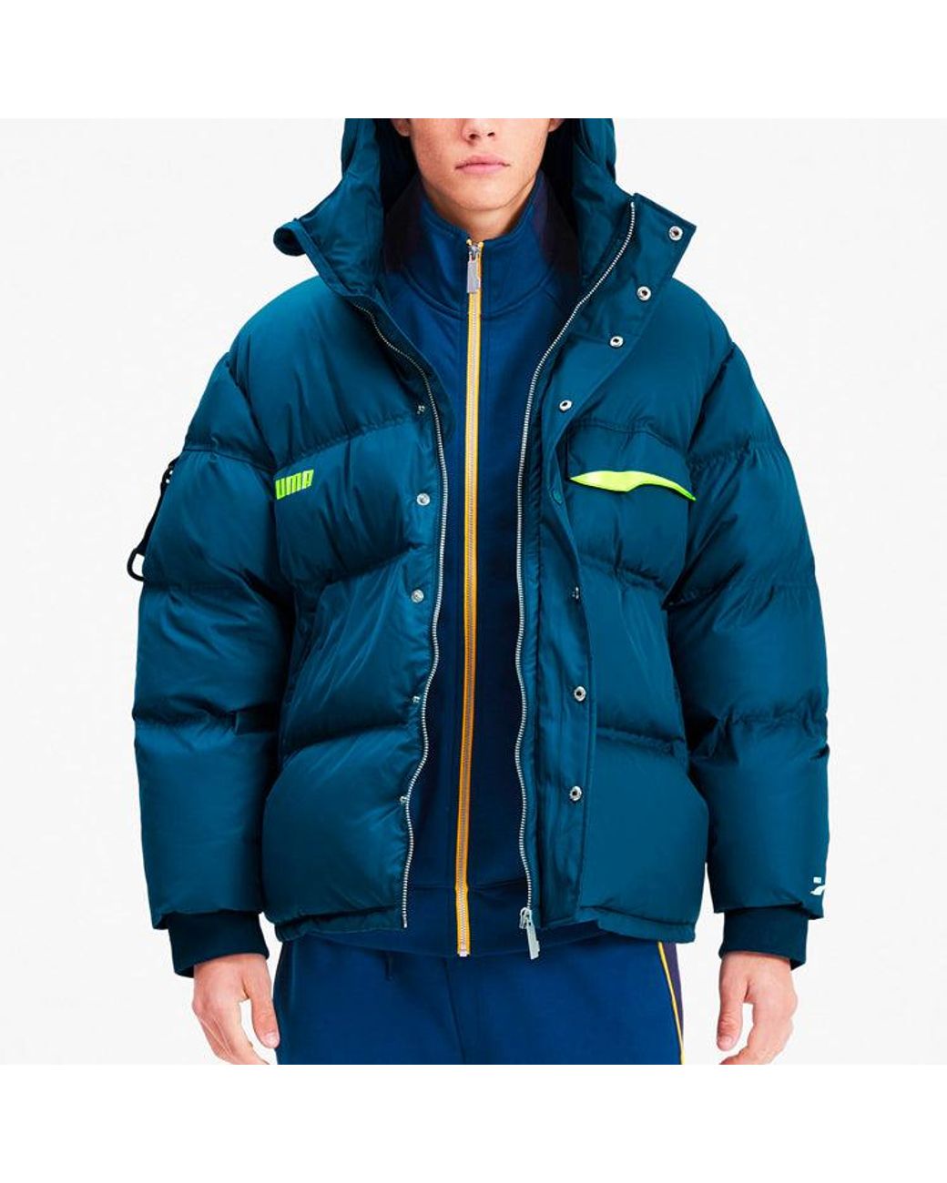 PUMA Blue X Ader Error Down Puffer for men