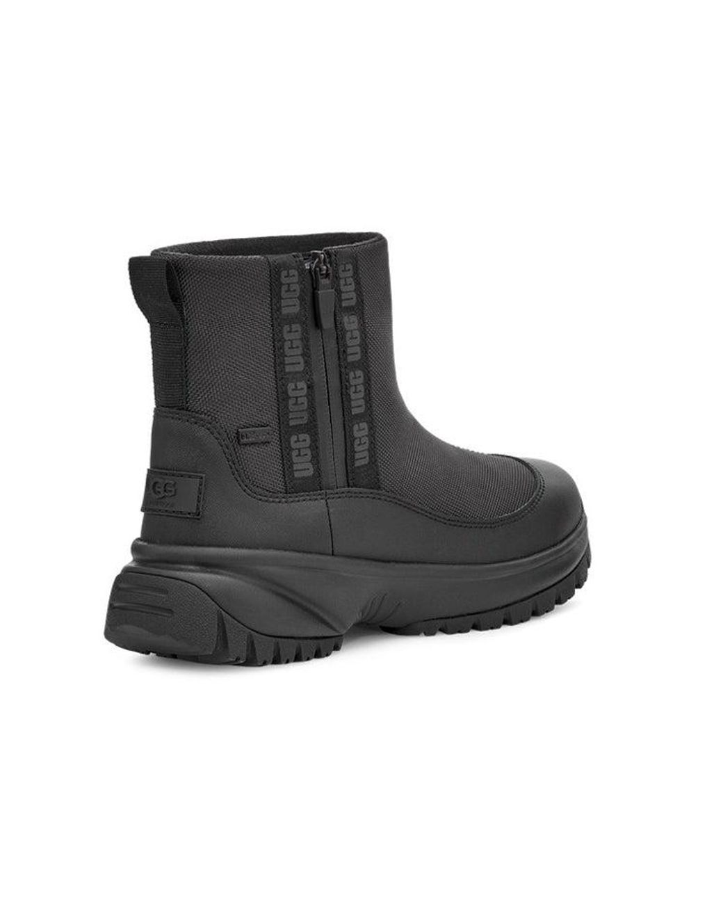 Ugg Black (Wmns) Yose Zip Fleece Lined Snow Boots