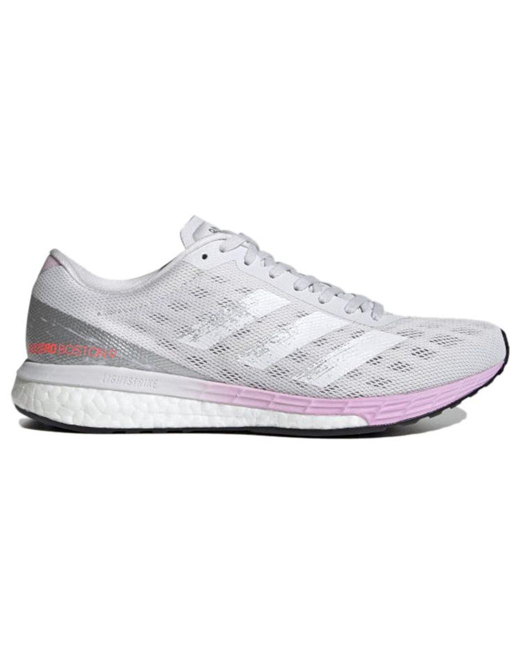 Adidas White (Wmns) Adizero Boston 9 'Dash Clear Lilac'