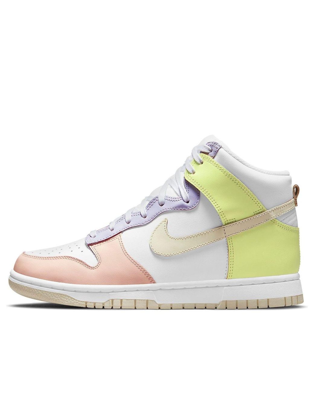 Nike White (Wmns) Dunk High 'Lemon Twist'