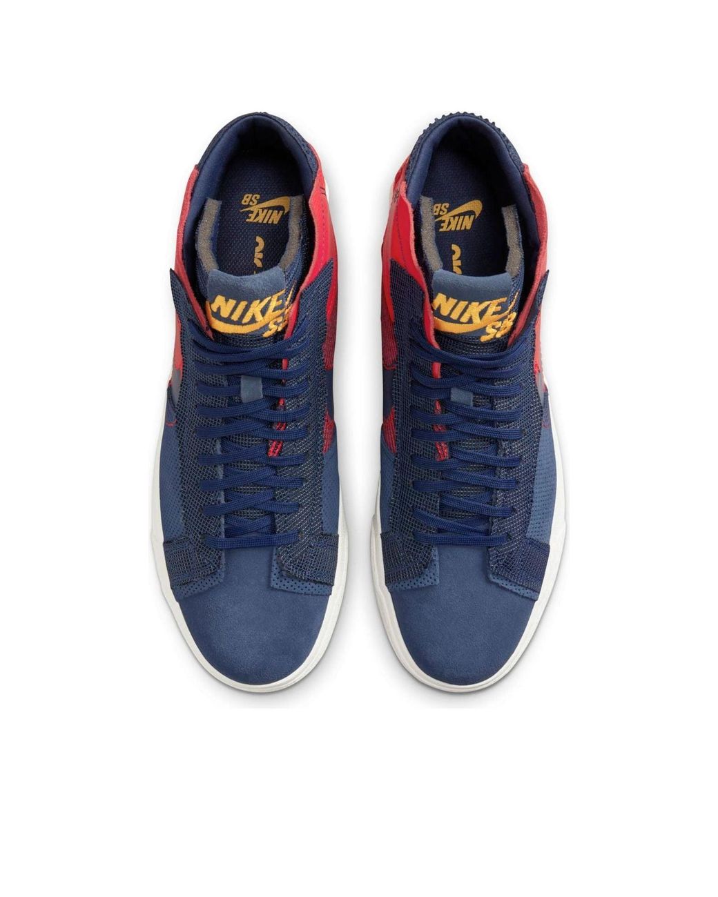 Nike Blue Sb Zoom Blazer Mid 'Deconstructed Barcelona' for men