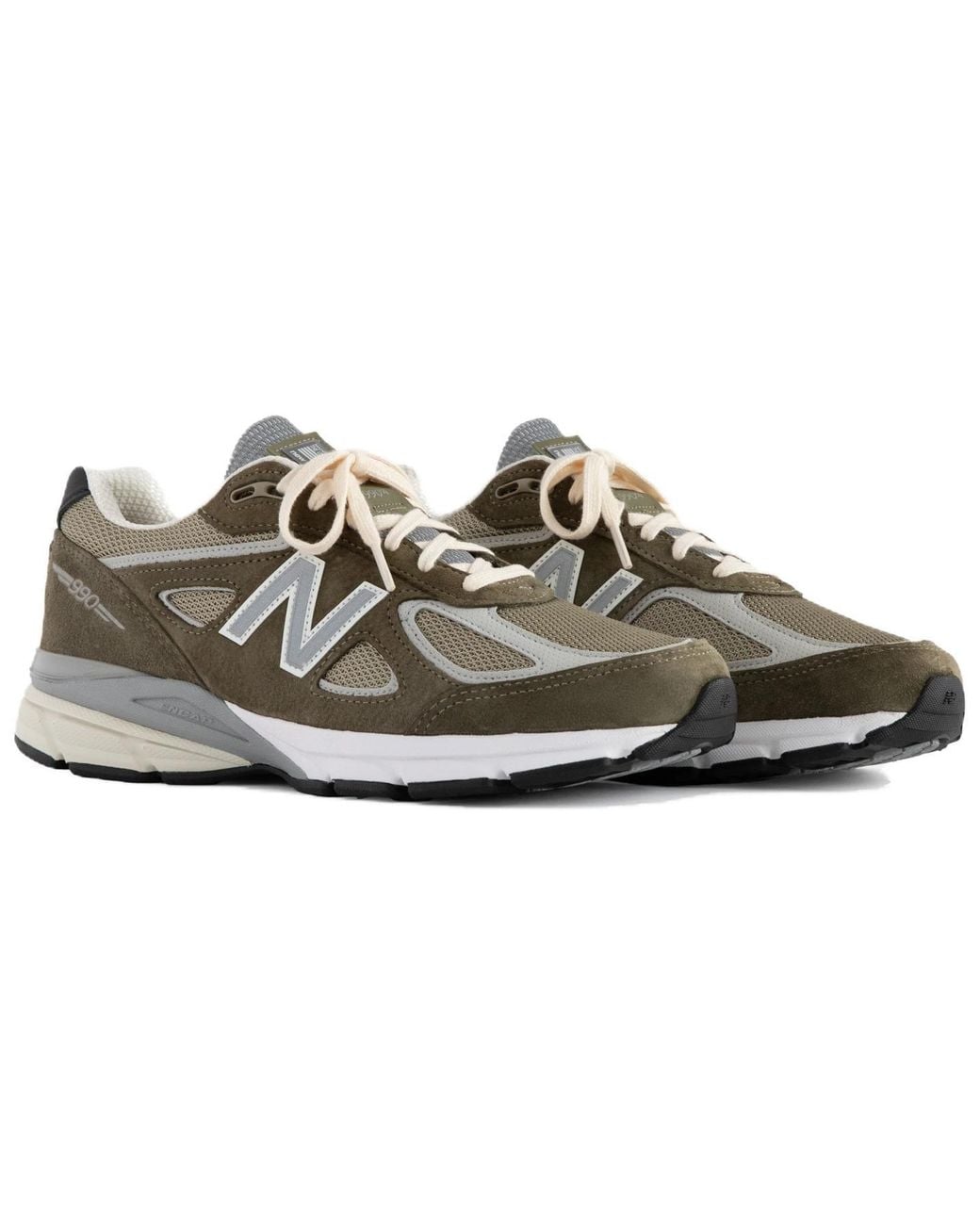 New Balance Green X Aim Leon Dore 990V4 'True Camo' for men