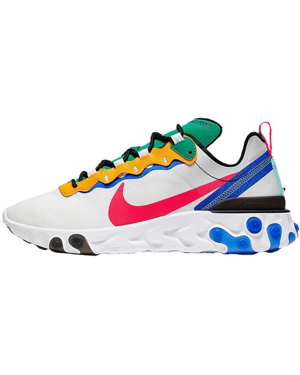 Nike React Element 55 'white Gold Blue Green' for Men | Lyst