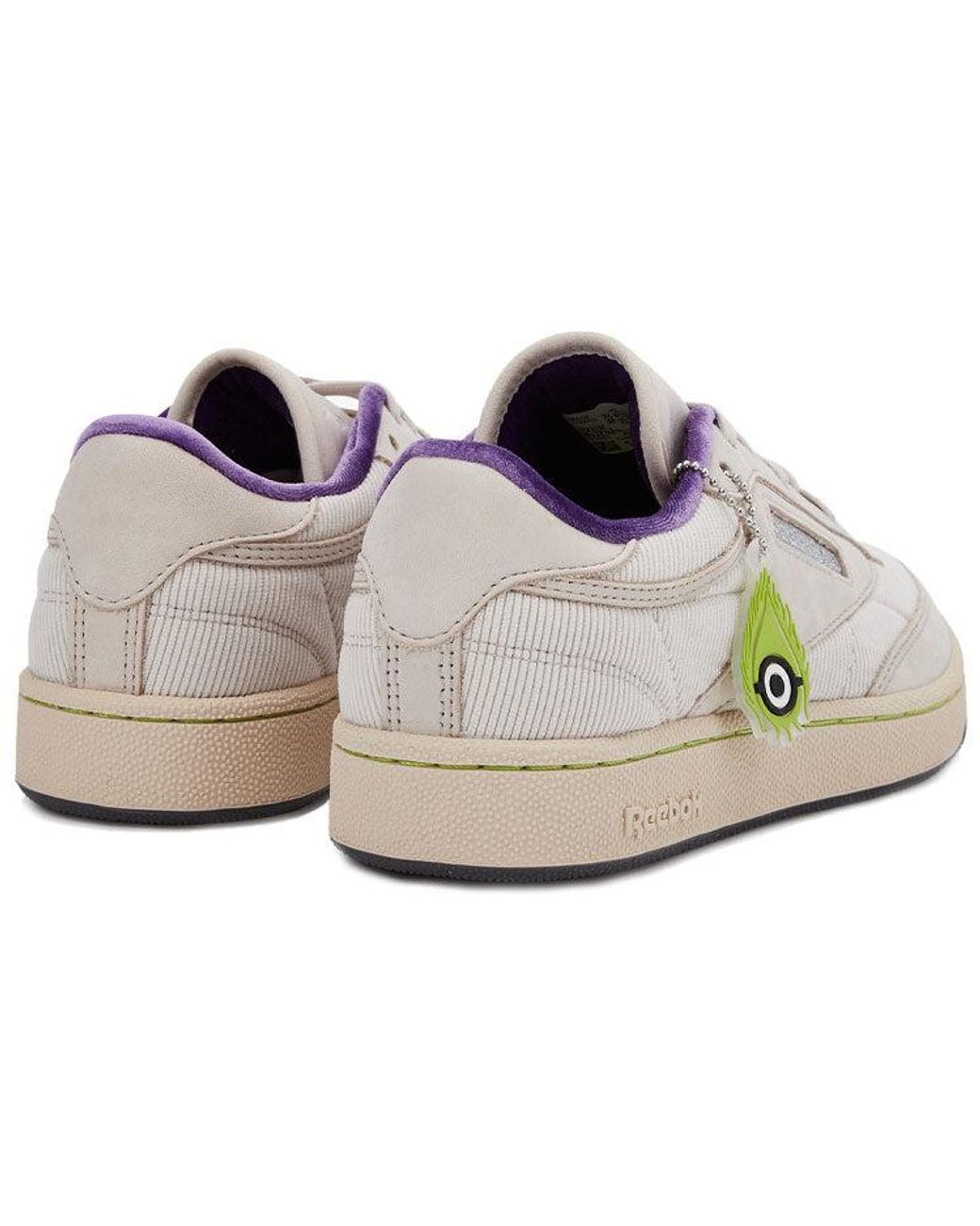 Reebok White Illumination's Minions X Club C 85 'Vicious 6' for men