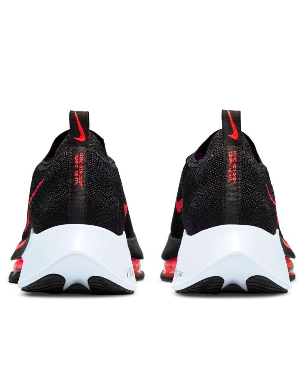 Nike Black Air Zoom Tempo Next% Road Running Shoes for men