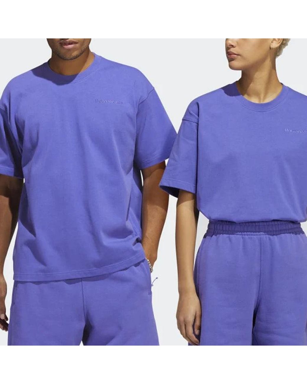 Adidas Blue X Pharrell Basic Sports T-Shirt