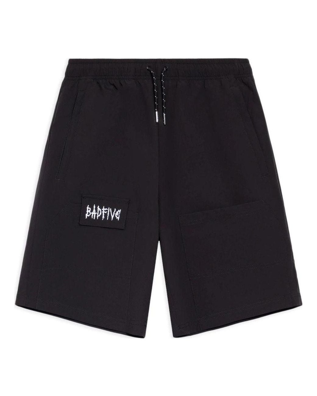 Li-ning Black Badfive Graphic Shorts for men