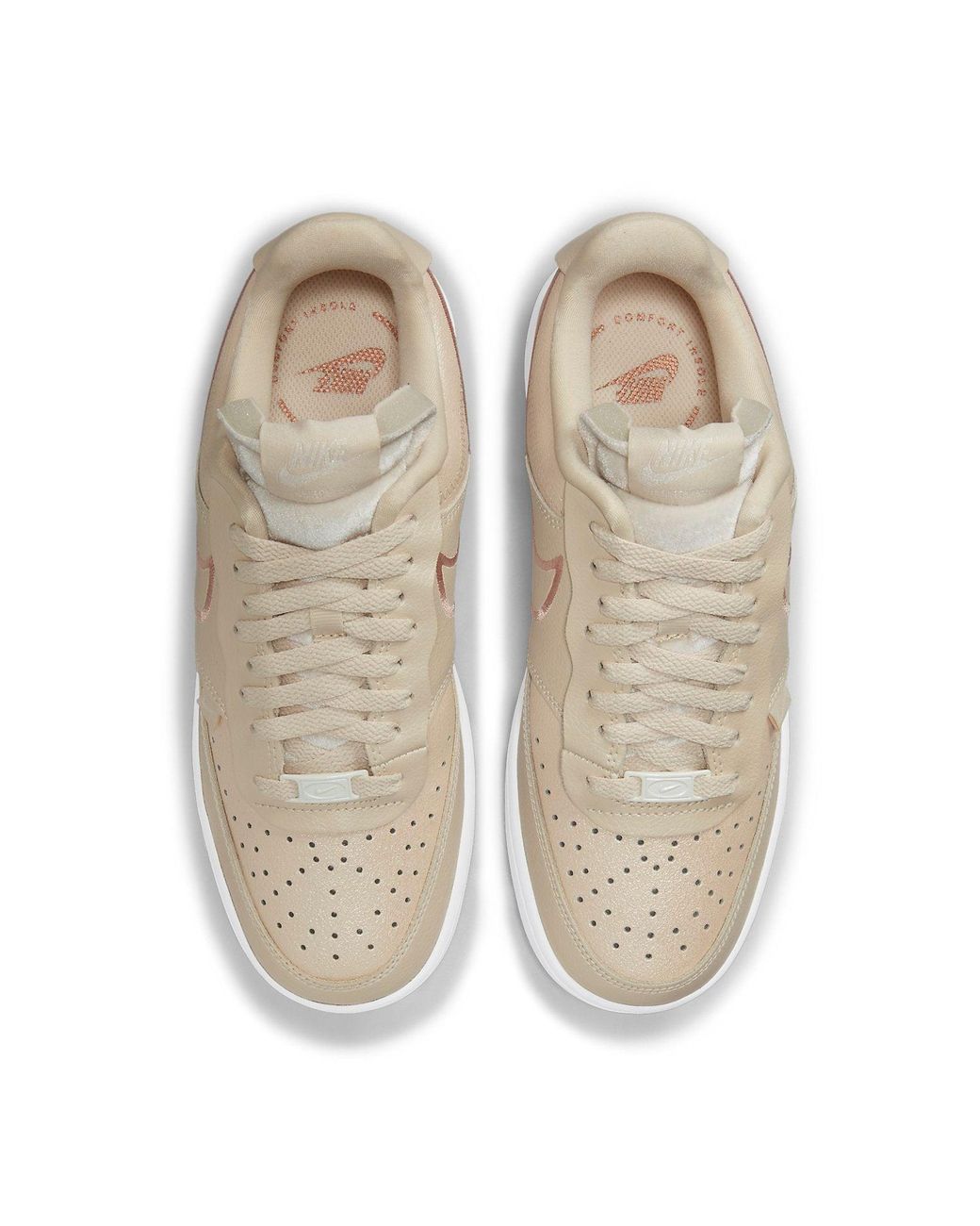 Nike White (Wmns) Court Vision Low Premium 'Pearl'