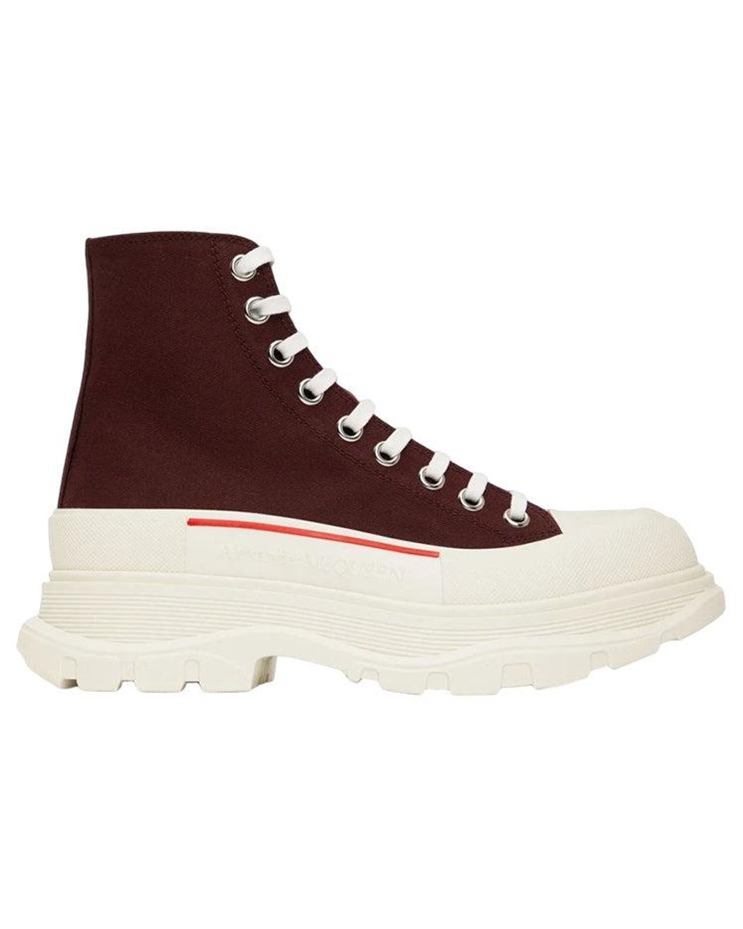 McQueen Brown Tread Slick Boots for men