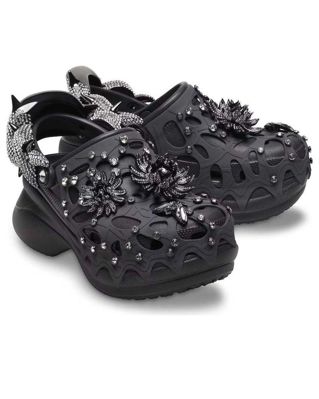 CROCSTM Black (Wmns) X Swarovski Classic Bae Clog