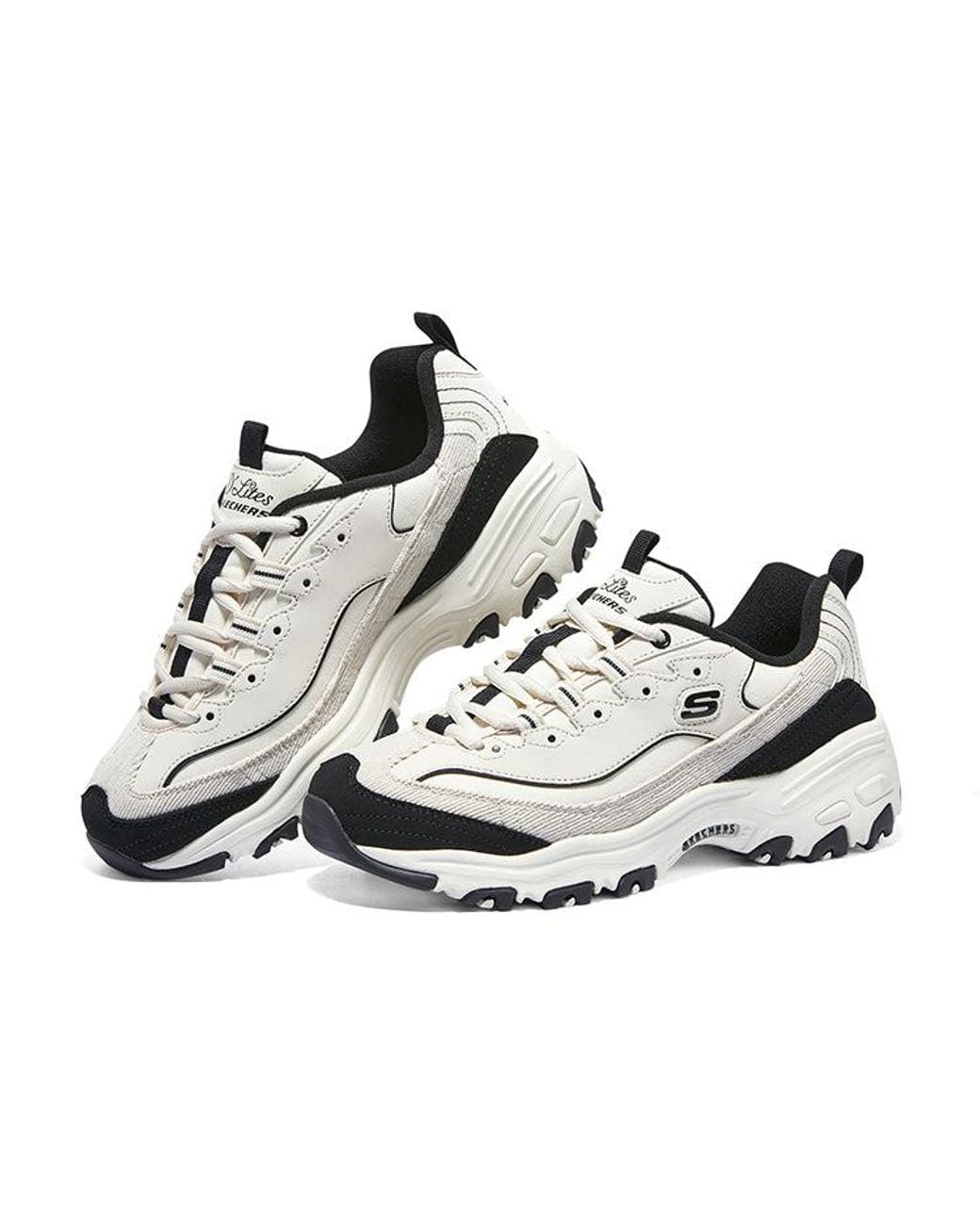 Skechers White (Wmns) Arch Fit D'Lites
