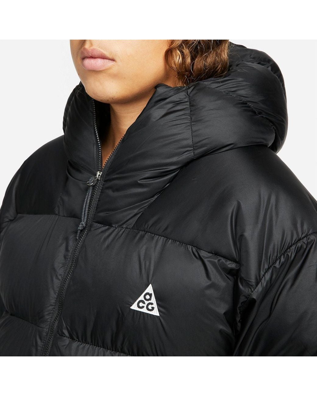 Nike Black Acg Lunar Lake Puffer Jacket 'Triple' for men
