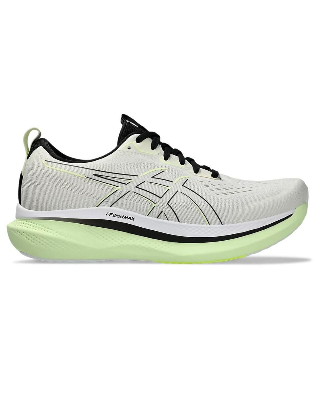 Asics White Glideride Max Running Shoes for men