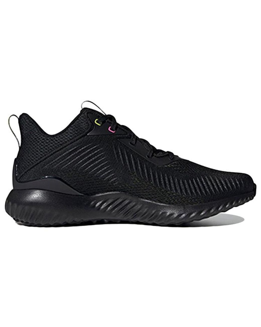 Adidas Black Alphabounce Ek Acid' for men