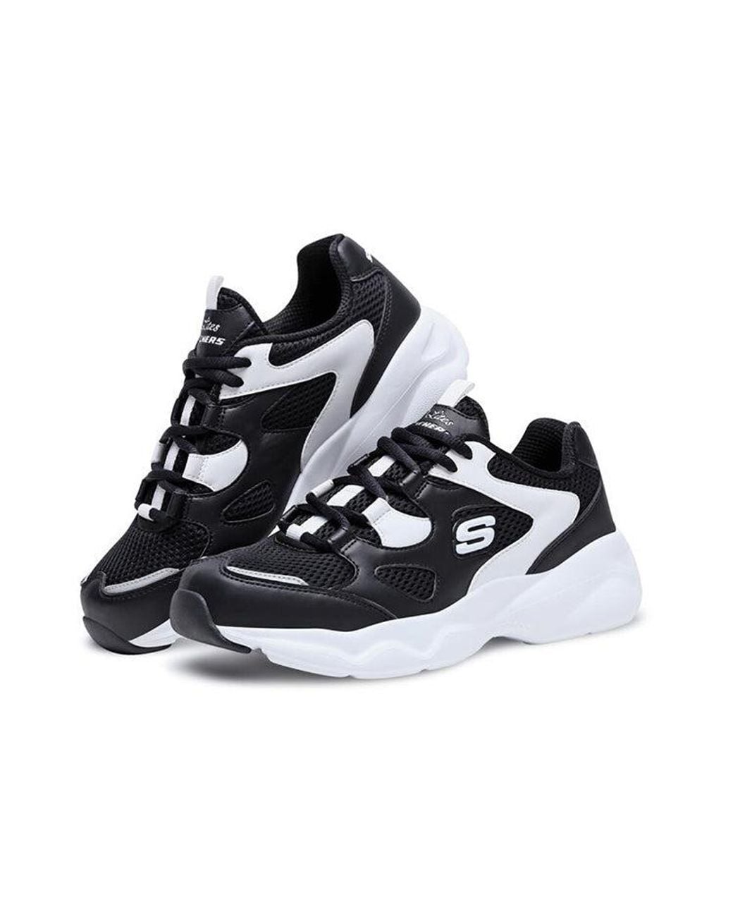 Skechers Blue (Wmns) D'Lites Low-Top Daddy Shoes