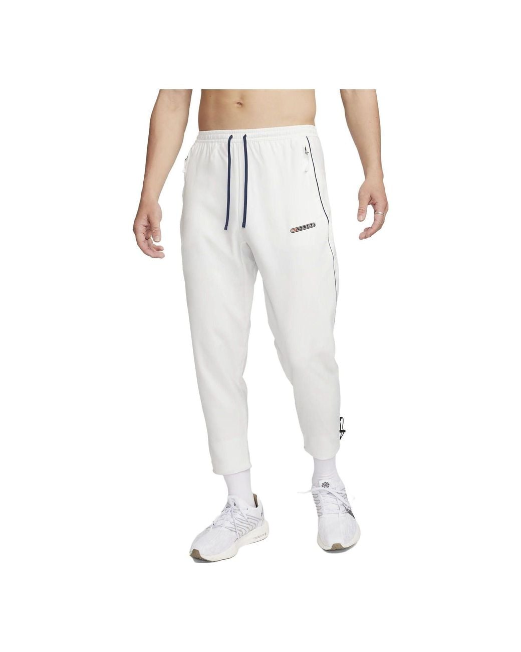 Nike White Challenger Track Club Dri-Fit Running Trousers for men