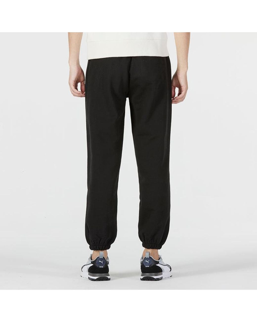 PUMA Black Team Sweatpants for men