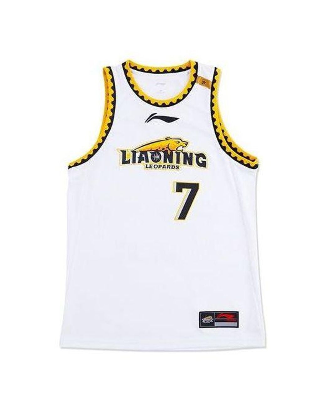 Li-ning White X Cba Liaoning Flying Leopards Jersey for men