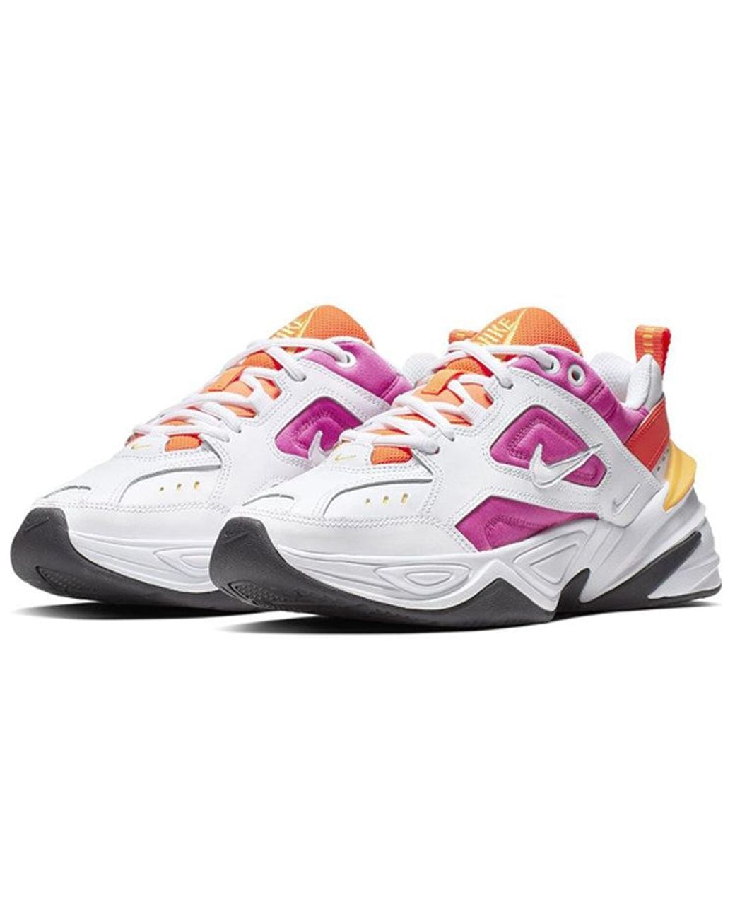 Nike White (Wmns) M2K Tekno 'Laser Fuchsia'