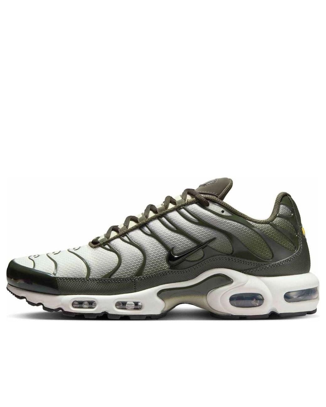 nike tn grey green